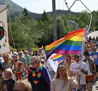 Med hjertevarme og solsteik ble Pride Korgen arrangert i dag.